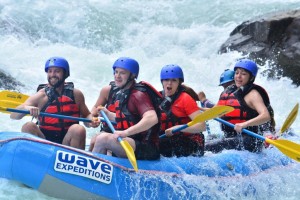 White water river rafting in Costa Rica