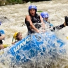 having fun at balsa river rafting